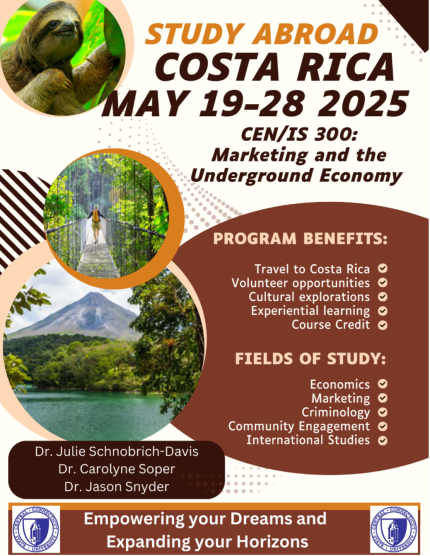 Study Abroad Costa Rica Flyer