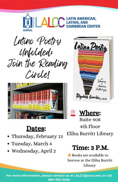 Latino Poetry Reading Circle Flyer