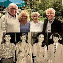 the cast of "The Glass Menagerie" today above photos of the cast from 54 years ago