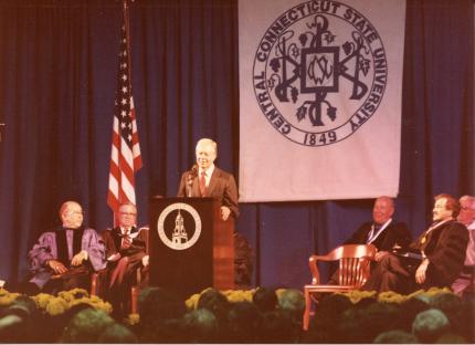 Jimmy Carter in Welte Hall