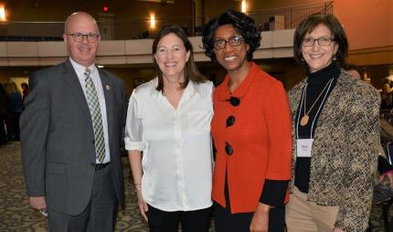 Connecticut educational leaders at the statewide premiere of the documentary film “Counted Out."