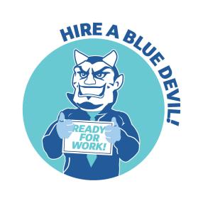 Kaiser mascot higher a blue devil