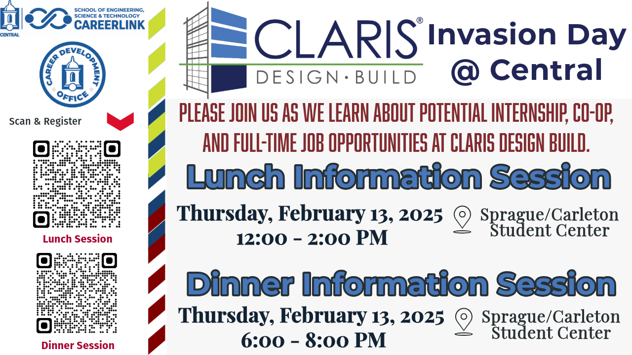 Claris Invasion Day Info Session Flyer