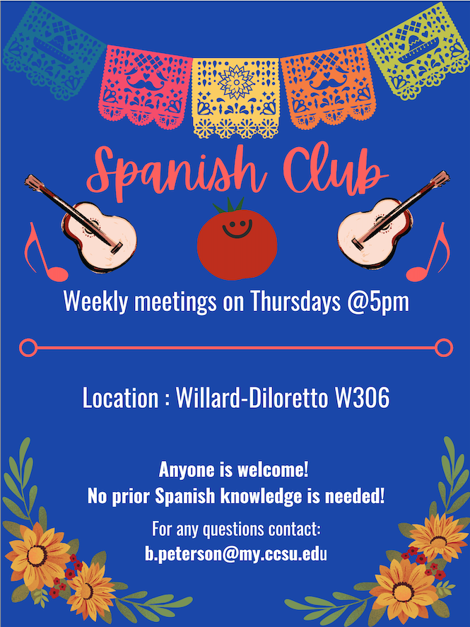 Spanish Club meeting flyer