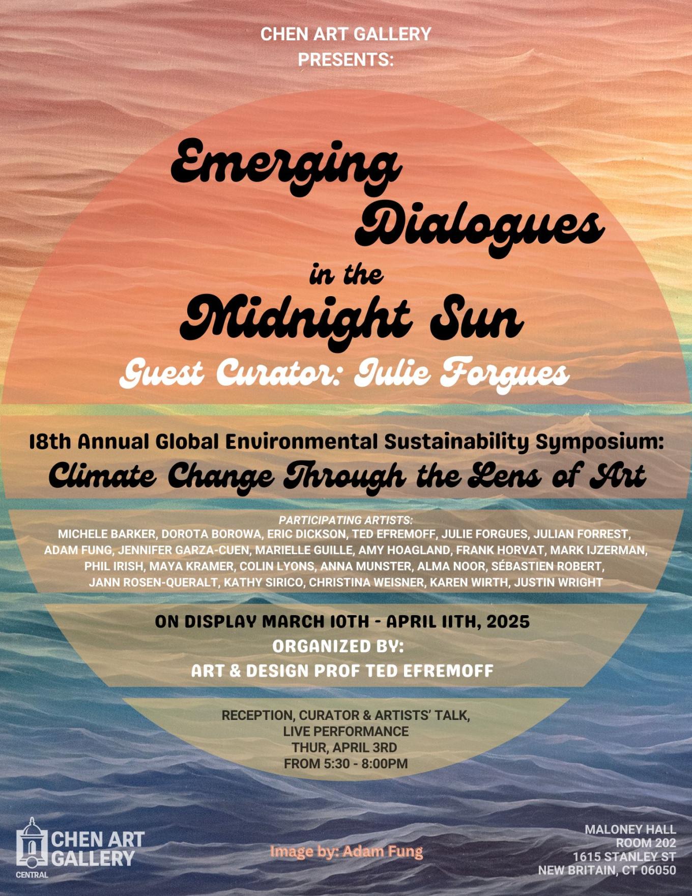 Emerging Dialogue Art Exhibit Flyer