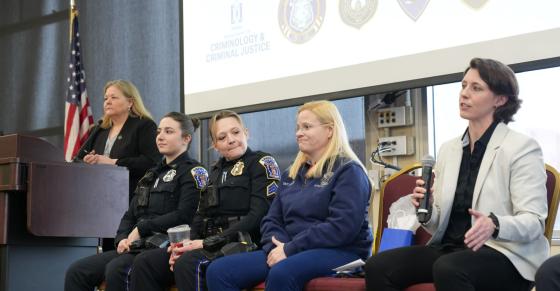 Women in law enforcement panelists
