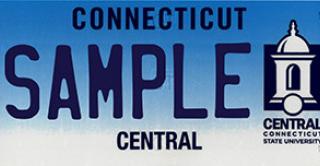 Central Vanity License Plate