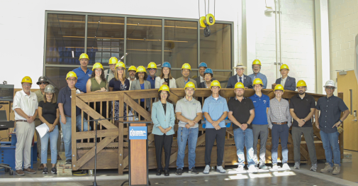 Engineering students build bridges to campus and community