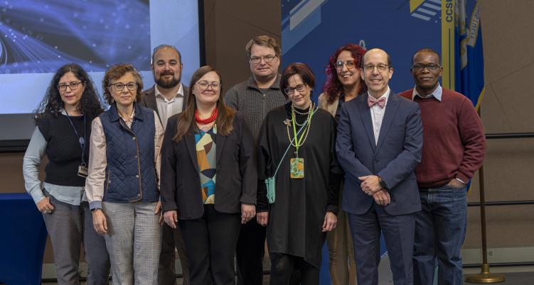 group photo of world language faculty members.