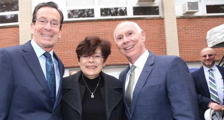 (l-r) Gov. Dannel Malloy, Zulma R. Toro, Mark E. Ojakian